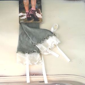 Vintage Trasparenze sheer layered socks with bows 🍂